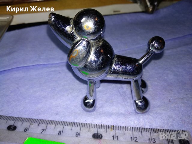 UMBRA Стара Маркова КАНАДСКА КОЛЕКЦИОНЕРСКА МЕДНА НИКЕЛИРАНА ФИГУРКА на ФРЕНСКИ ПУДЕЛ КРАСИВА 41413