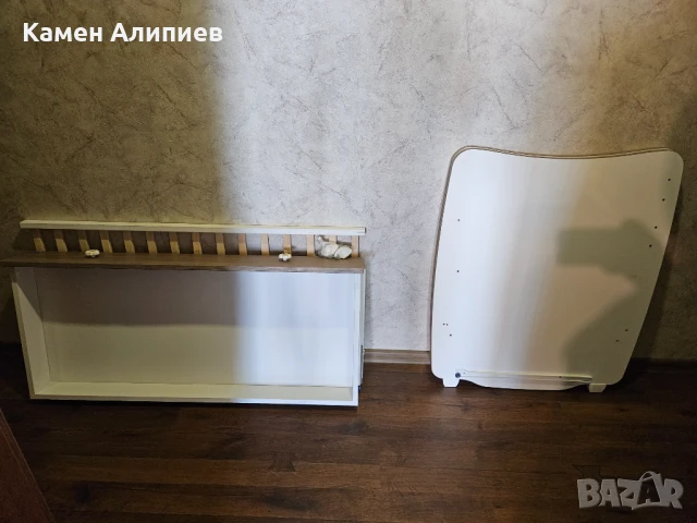 Бебешко легло-люлка-бюро LORELLI 60X120, снимка 4 - Мебели за детската стая - 50829760