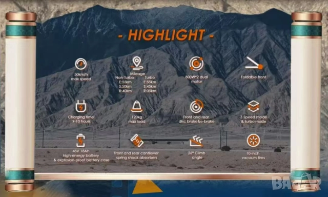 Електрически скутер/тротинетка KuKirin G2 ULTRA 1600W 18AH, снимка 3 - Други спортове - 51537988