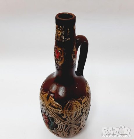 Богато декорирана керамична стомна, бутилка (4.5), снимка 6 - Антикварни и старинни предмети - 43971145