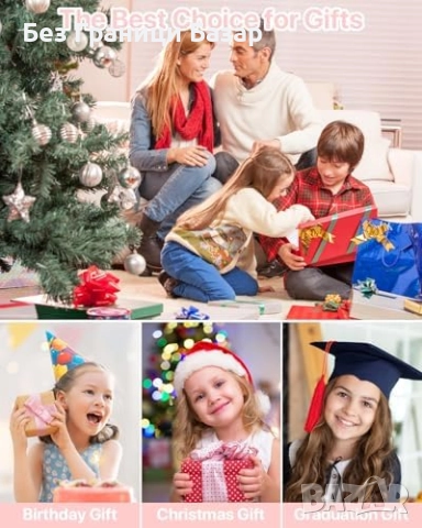 Нов Компактен детски фотоапарат 44MP FHD камера с 16X зуум Камера деца, снимка 7 - Фотоапарати - 52877540