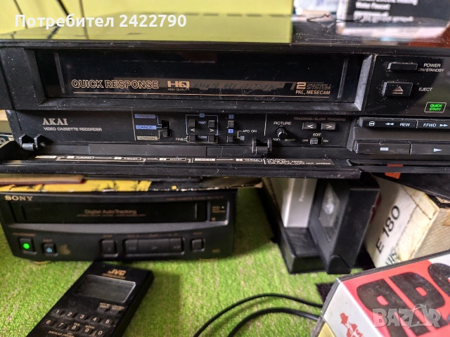 Vhs видео Akai, снимка 2 - Плейъри, домашно кино, прожектори - 53514655