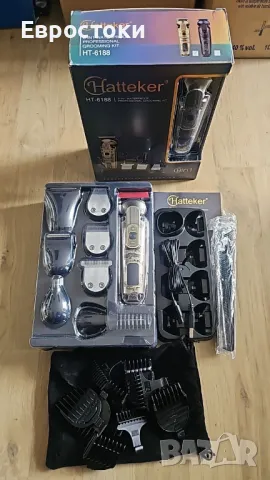 Hatteker Машинка за подстригване. Комплект за подстригване на брада T-Blade, на мустаци, снимка 10 - Машинки за подстригване - 49831320