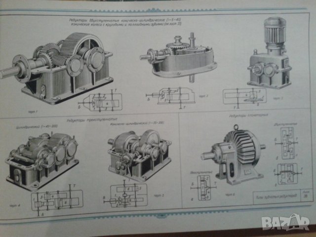 Атлас "Детали машин"1965г. На руски език, снимка 4 - Специализирана литература - 39341408