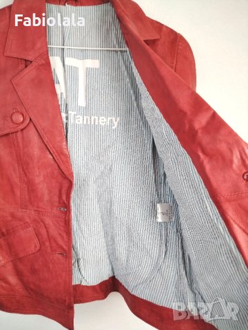 Antwerp Tannery leather jacket M, снимка 3 - Сака - 44062824