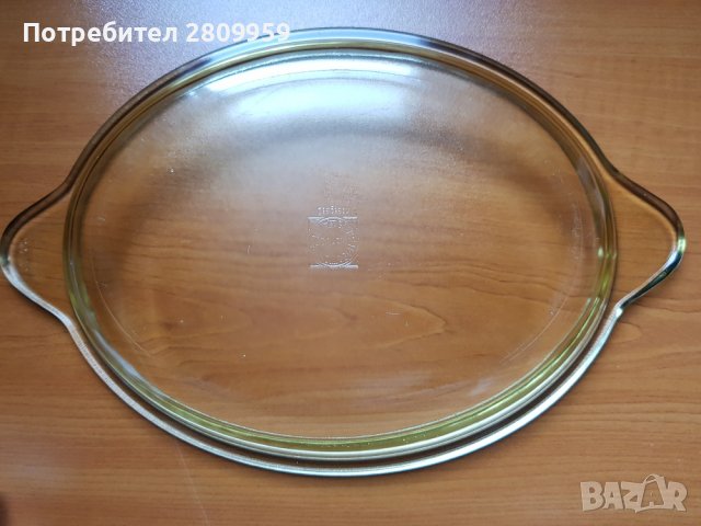 Комплект с капак от старо йенско стъкло, снимка 6 - Съдове за готвене - 39453500
