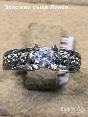 Златен Пръстен 3.66гр / 14К, снимка 2 - Пръстени - 52750289