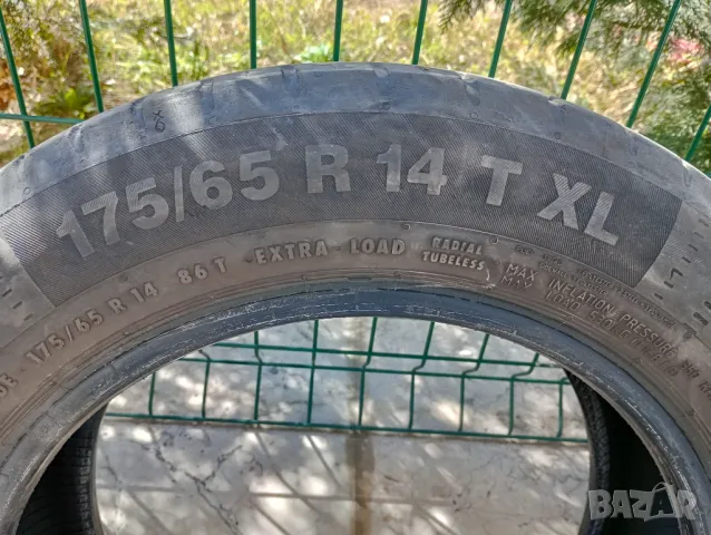4 броя гуми Continental с размери 175/65/14, снимка 3 - Гуми и джанти - 49632413