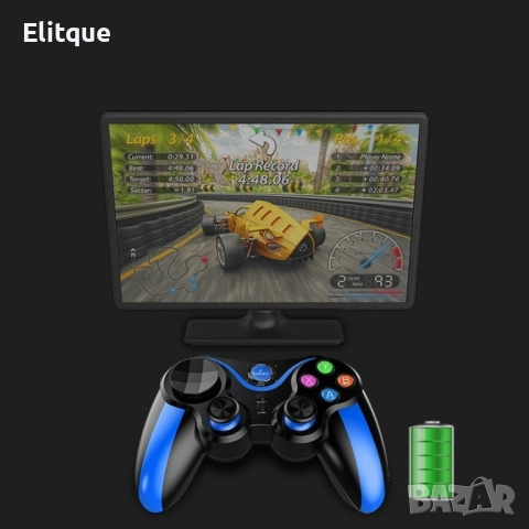 Безжичен геймпад с Bluetooth PSP39, снимка 4 - Друга електроника - 52819325