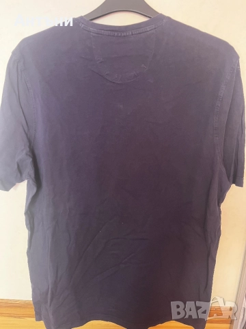 Синя тениска с къс ръкав, снимка 2 - Тениски - 52870521