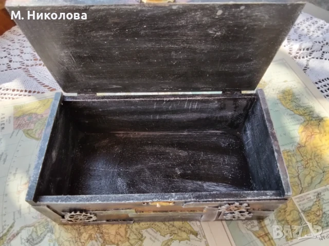 Ръчно декорирана кутия в стил стиймпънк , снимка 5 - Други - 50777038