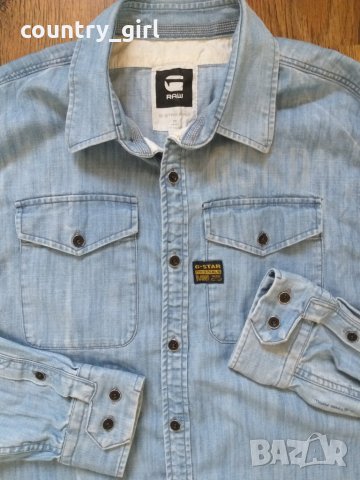 g-star usn rhine shirt - страхотна мъжка риза, снимка 3 - Ризи - 27110532