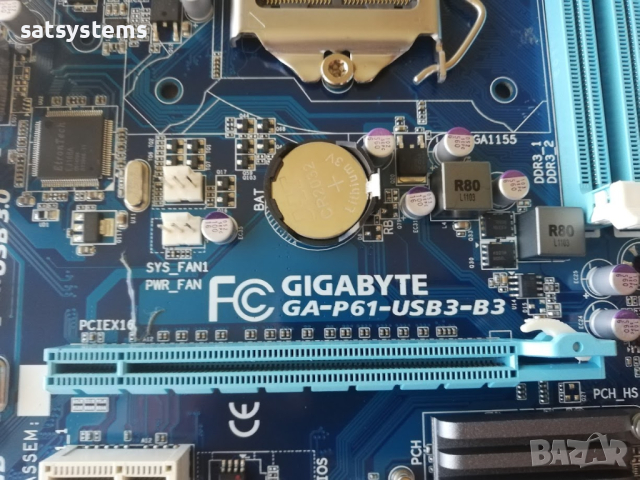 Дънна платка Gigabyte GA-P61-USB3-B3 Socket LGA1155, снимка 4 - Дънни платки - 44910197