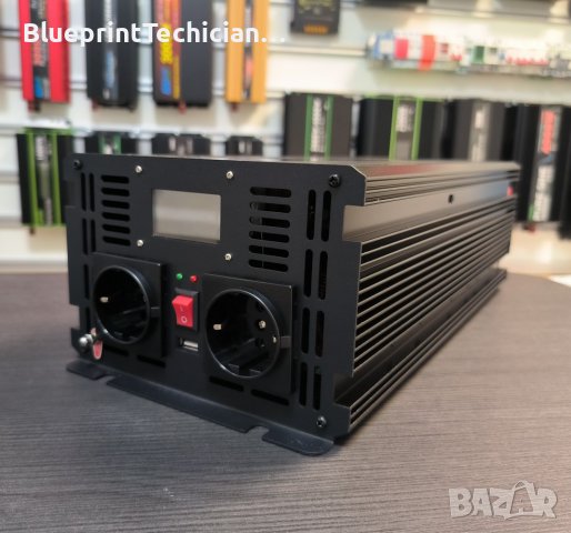12V UPS 3000/6000W с пълна синусоида и 20А зареждане