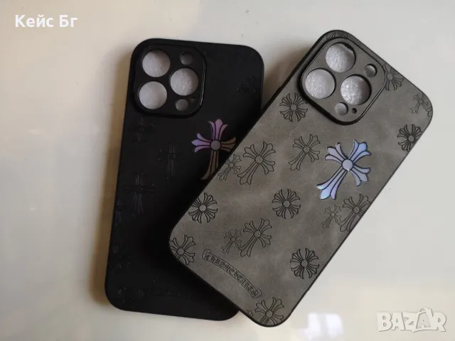 Оригинален  кейс  на Chrome Hearts за iPhone 13 pro, снимка 3 - Калъфи, кейсове - 48906161