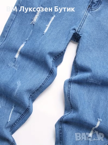 🔵 УНИКАЛНИ СИНИ ДЪНКИ – КАЧЕСТВОТО, КОЕТО ТЪРСИ ИЗИСКАНИЯТ МЪЖ 🔵, снимка 2 - Дънки - 52678652