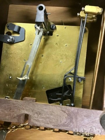 Стар Немски стенен часовник SBS Feintechnik, снимка 4 - Антикварни и старинни предмети - 34816465