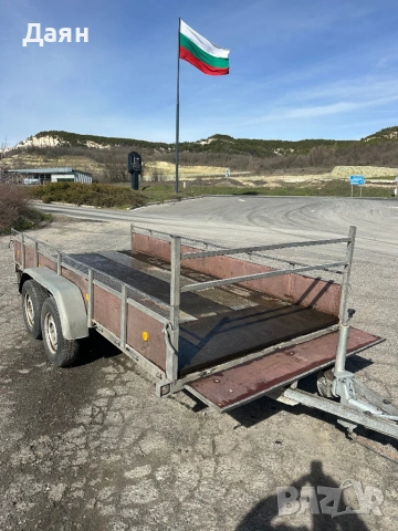 Двуосно ремарке HAPERT 2700кг 400х180см , снимка 7 - Ремаркета - 53574170