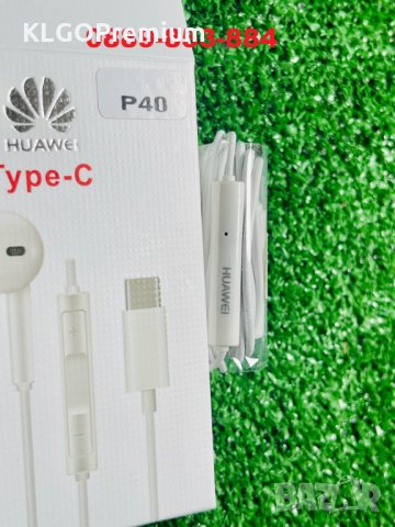 Оригинални слушалки за Huawei type-c P20 P30 P40 pro lite mate , снимка 4 - Слушалки, hands-free - 33013412