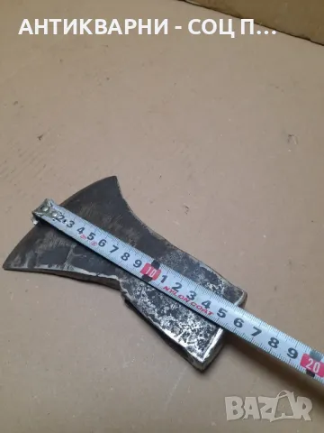 Стара Немска Брадва Топор 0.800кг. Номер 11., снимка 10 - Антикварни и старинни предмети - 48299922
