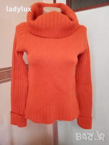 TexTon, Вълнена Блуза с Голяма Шал Яка, Размер S. Код 1493, снимка 9 - Блузи с дълъг ръкав и пуловери - 35527222