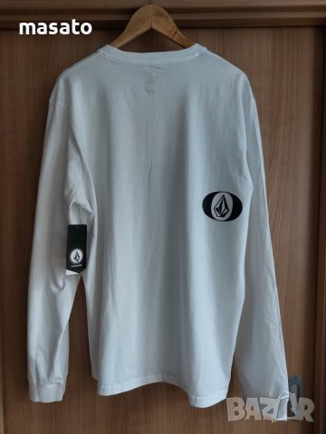 Volcom - бялапамучна блуза с дълги ръкави, снимка 3 - Блузи - 37125295