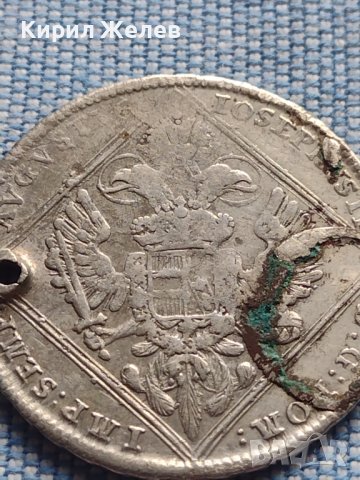 Сребърна монета 20 кройцера 1770г. Йозеф втори Нюрнберг Свещена Римска Империя 13759, снимка 7 - Нумизматика и бонистика - 42983568