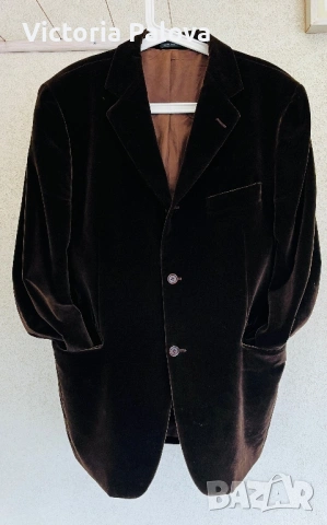 Луксозно кадифено сако MEDITERRANEA Италия, снимка 7 - Сака - 53225874