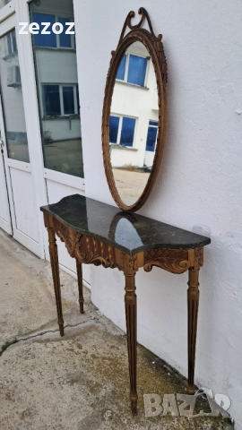 Маса конзолна с огледало, снимка 3 - Маси - 52534257