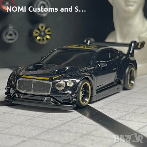 Custom Hot Wheels Bentley Continental GT3, снимка 5 - Коли, камиони, мотори, писти - 53048793