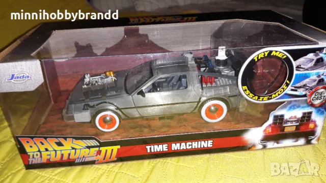 Delorean Back to the Future Time Machine Завръщане в бъдещето 1.24 Jada Diecast model , снимка 13 - Колекции - 48918133