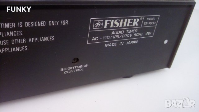 Fisher TR-7000 Audio Timer (1978-79), снимка 10 - Ресийвъри, усилватели, смесителни пултове - 34841935