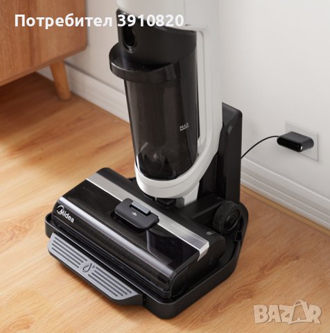 Вертикална прахосмукачка Midea X8 WET & DRY (мокро и сухо почистване), снимка 6 - Прахосмукачки - 43242661