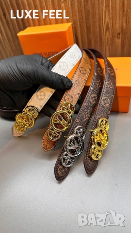 Louis Vuitton ⚜️ Естествена Кожа , снимка 2 - Колани - 53323471