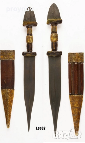 Къс меч на Тоарегите 32 см., снимка 2 - Антикварни и старинни предмети - 52079889