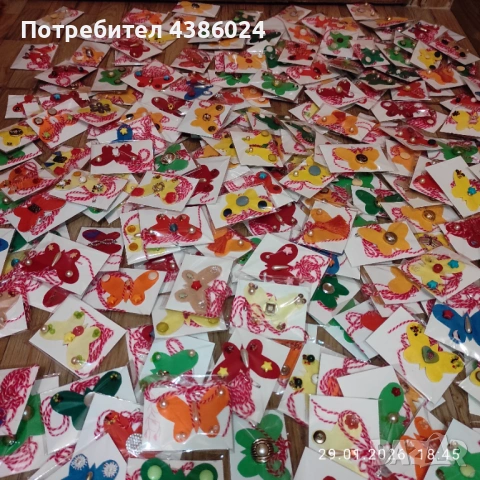 МАРТЕНИЧКИ БУТИКОВИ РЪЧНА ИЗРАБОТКА ИЗЦЯЛО ОТ МЕН!, снимка 3 - Декорация за дома - 53284377