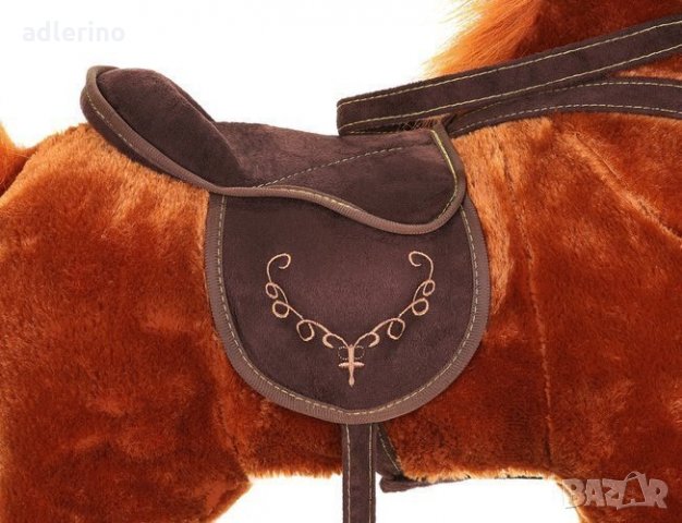 Детски Люлеещ се кон 65 см, кафяв, детско люлеещо конче, детска люлка, снимка 6 - Детски люлки - 34161317