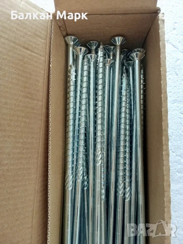 Професионални винтове за дърво тип "Торнадо" – HSI 8х380, 50бр, снимка 2 - Железария - 51273876