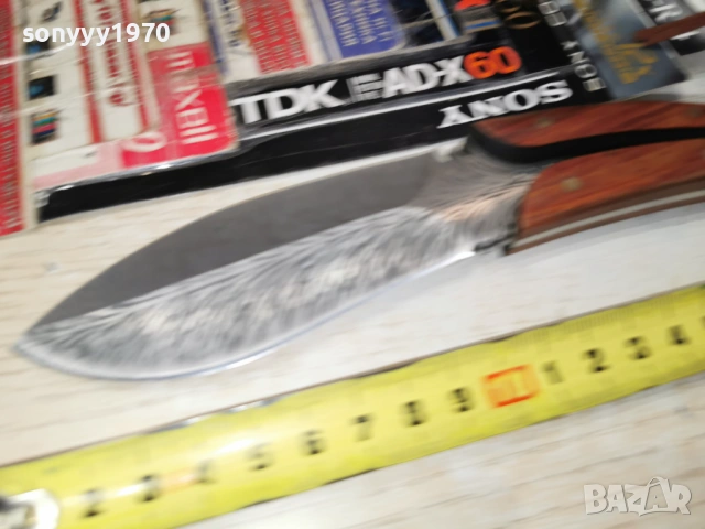 НОЖ С ДЪРВЕНА ДРЪЖКА И ВРЪВ 2102261612, снимка 6 - Ножове - 53573520