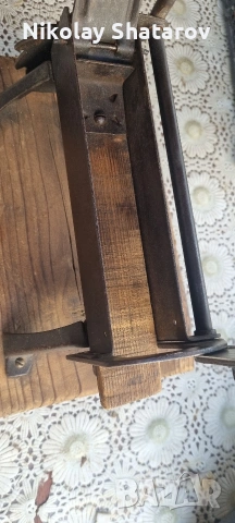 Стара гилотината за рязане на тютюн , снимка 5 - Антикварни и старинни предмети - 53281851