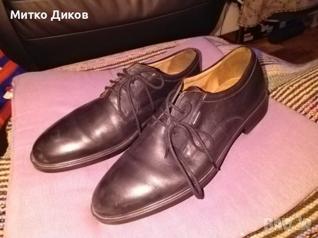 Geox Respira Amphibiox естествена кожа маркови дишащи антибактериални №42 стелка 27см, снимка 2 - Официални обувки - 38428424