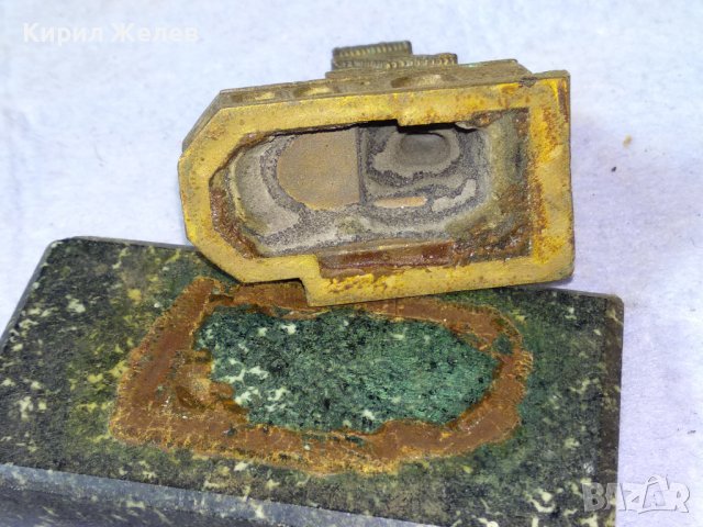 СТРАЖЕВА БОЙНА КУЛА Стар РЯДЪК МЕТАЛЕН СУВЕНИР с МРАМОРЕН ПОСТАМЕНТ За КОЛЕКЦИЯ Тем-н ИНТЕРИОР 41393, снимка 14 - Колекции - 43952371