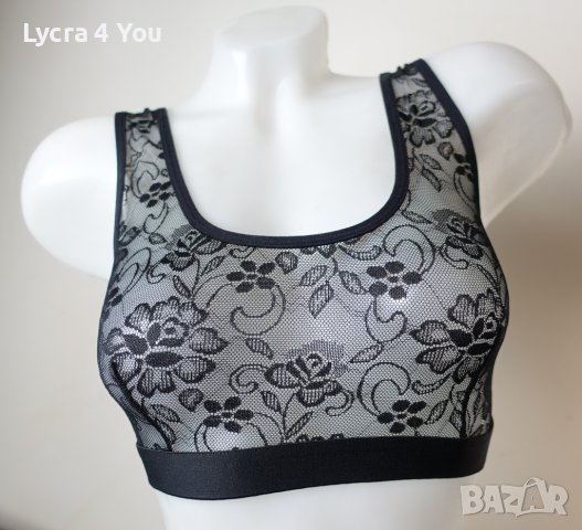 XS/S къс дантелен топ/бюстие, снимка 4 - Корсети, бюстиета, топове - 43918847