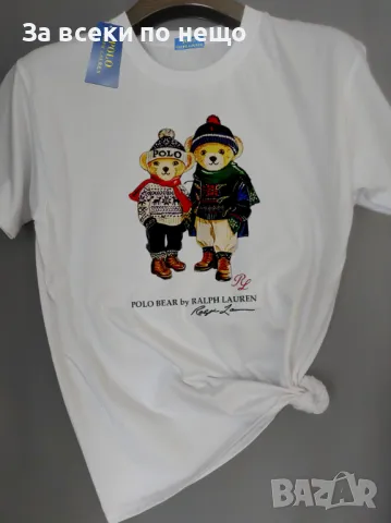 Коледна тениска за мама, татко и дете Polo Bear👚👕Детска тениска👚Дамска👕Мъжка Код LFS215, снимка 4 - Детски тениски и потници - 48255664