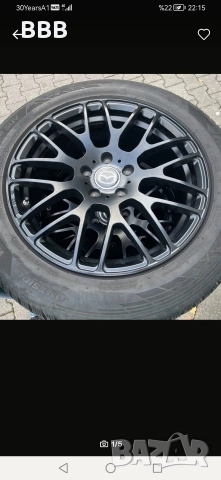 Алуминиеви джанти  P70 8x18 ET34 5x110 Матово черно 