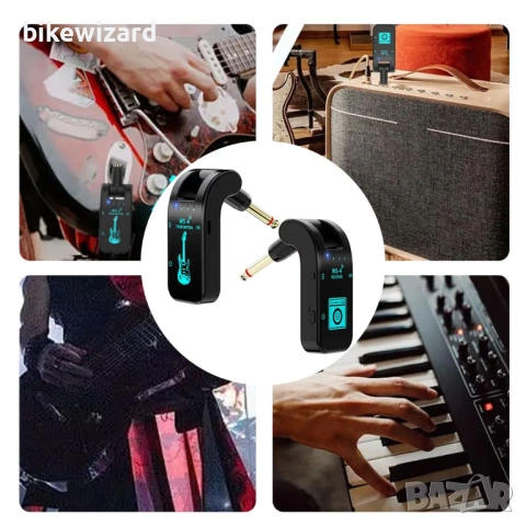 Безжична китарна предавател-приемник 8-канална система НОВО, снимка 3 - Друга електроника - 53238260