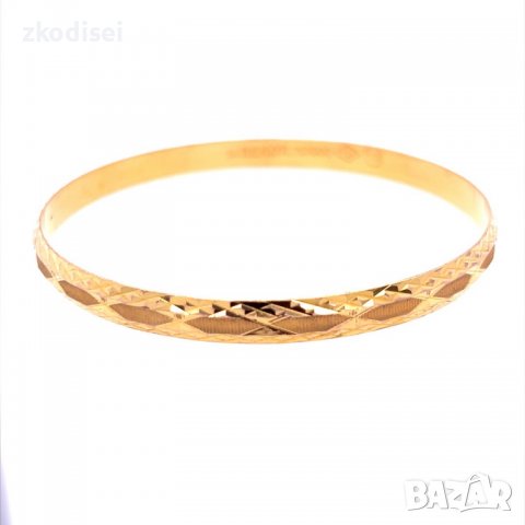 Златна дамска гривна 6,36гр. диаметър:7,0см. 14кр. проба:585 модел:12183-3