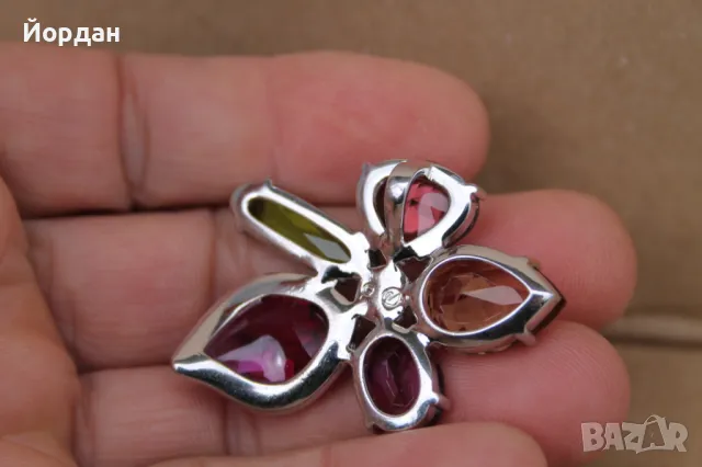 Дамски висулки за колие ''Swarovski'', снимка 5 - Колиета, медальони, синджири - 49753919