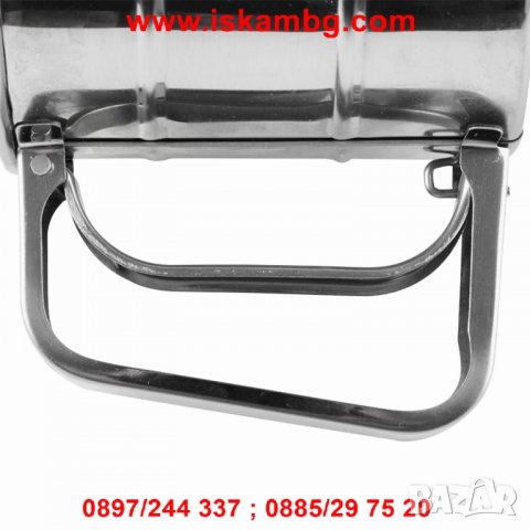 Метално механично сито за пудра захар брашно сито с дръжка тип чаша - код 1948, снимка 4 - Чаши - 26920486