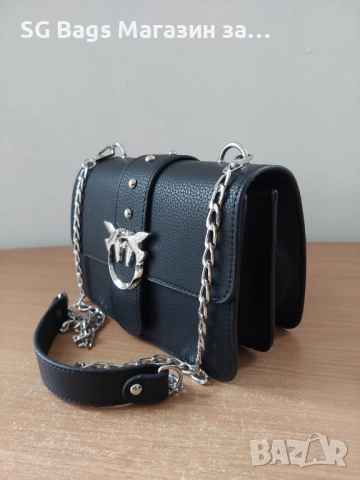 Pinko дамска чанта през рамо стилна чанта хит чанта код 245, снимка 9 - Чанти - 43976441